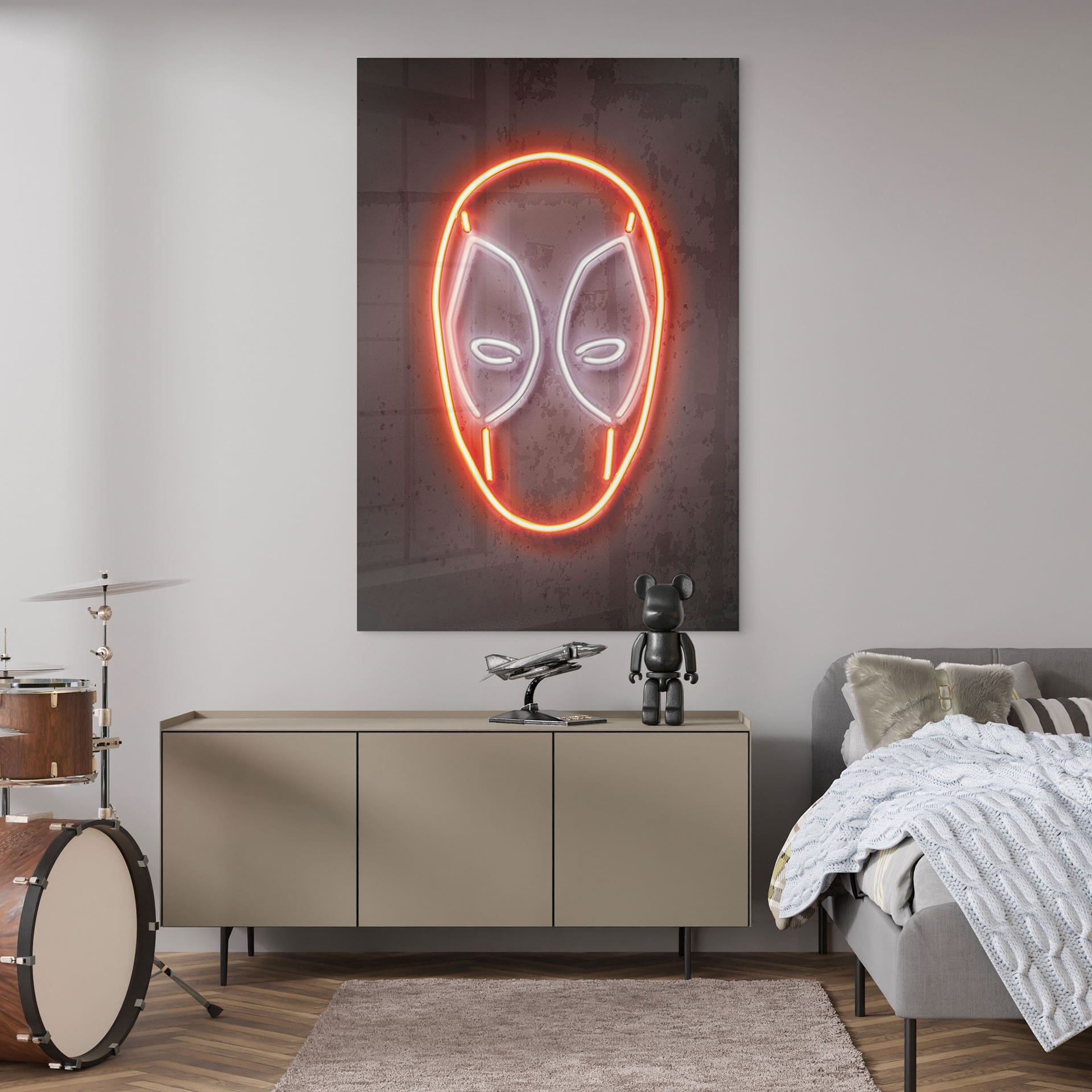 Akrylbillede af Deadpool - Mielu