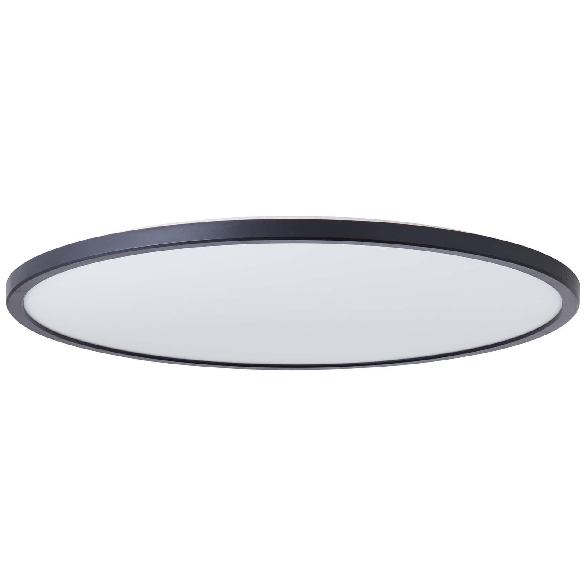 Aufbaupaneel Claire, schwarz, Ø 54,1 cm, Innenleuchte, Neutralweiß