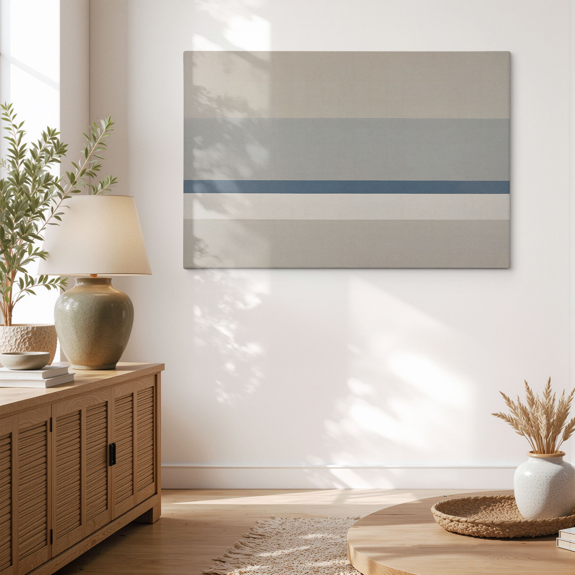 Tableau sur toile Agnes Balance - Rayures horizontales - Sir Edward x Grigory Gladarev
