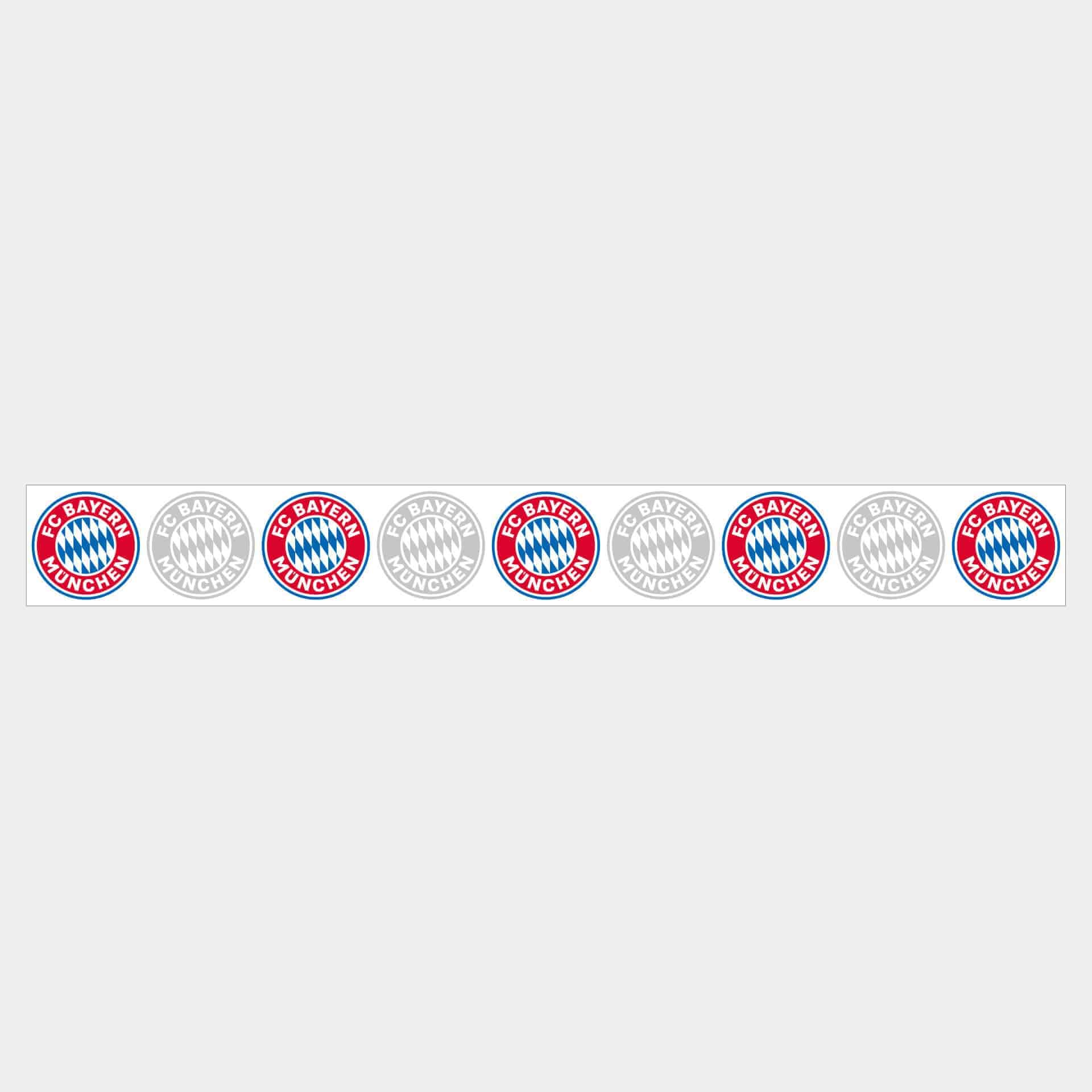 Wandtattoo FC Bayern Bordüre - 120x14 cm