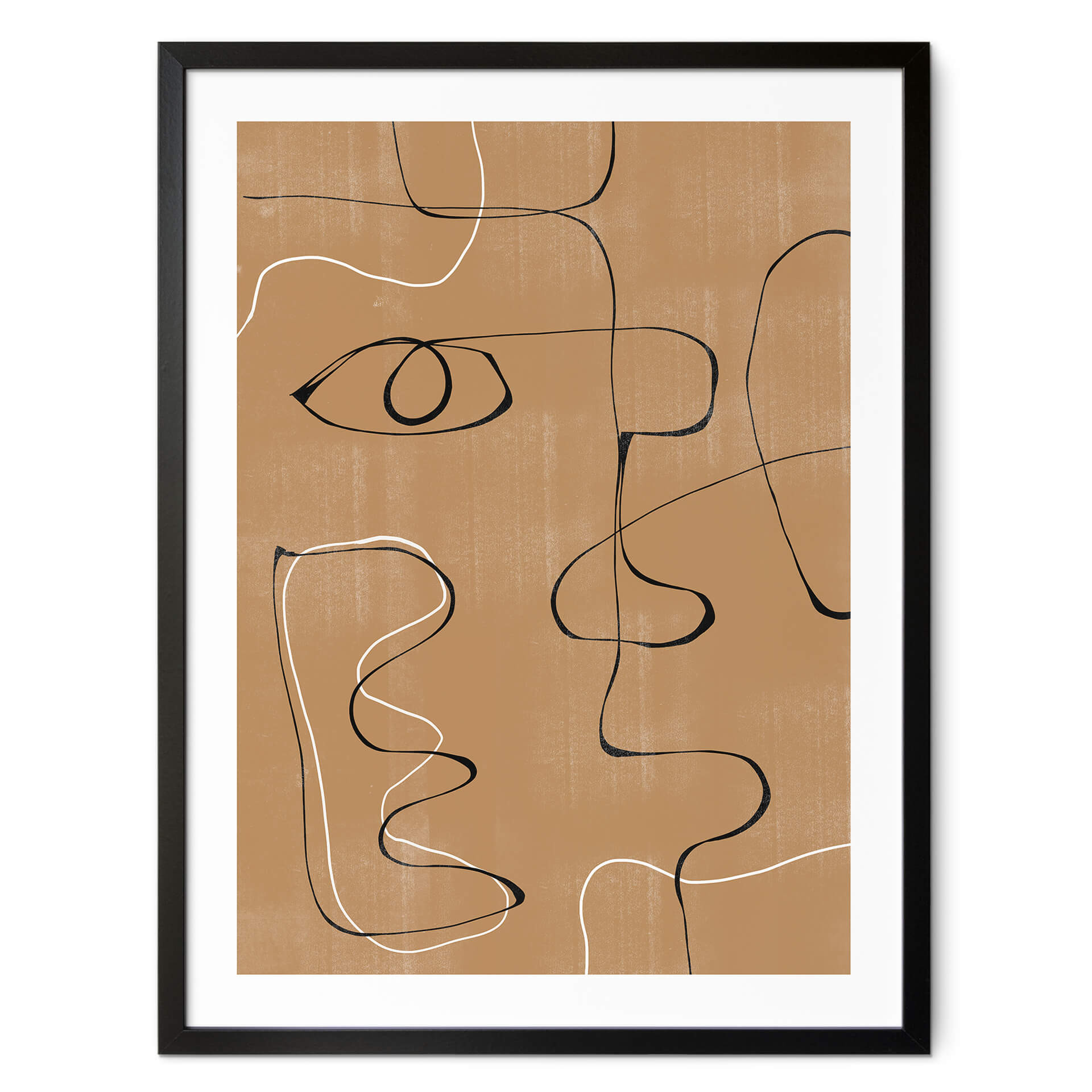 Plakat The Miuus Studio - Abstrakcyjna twarz