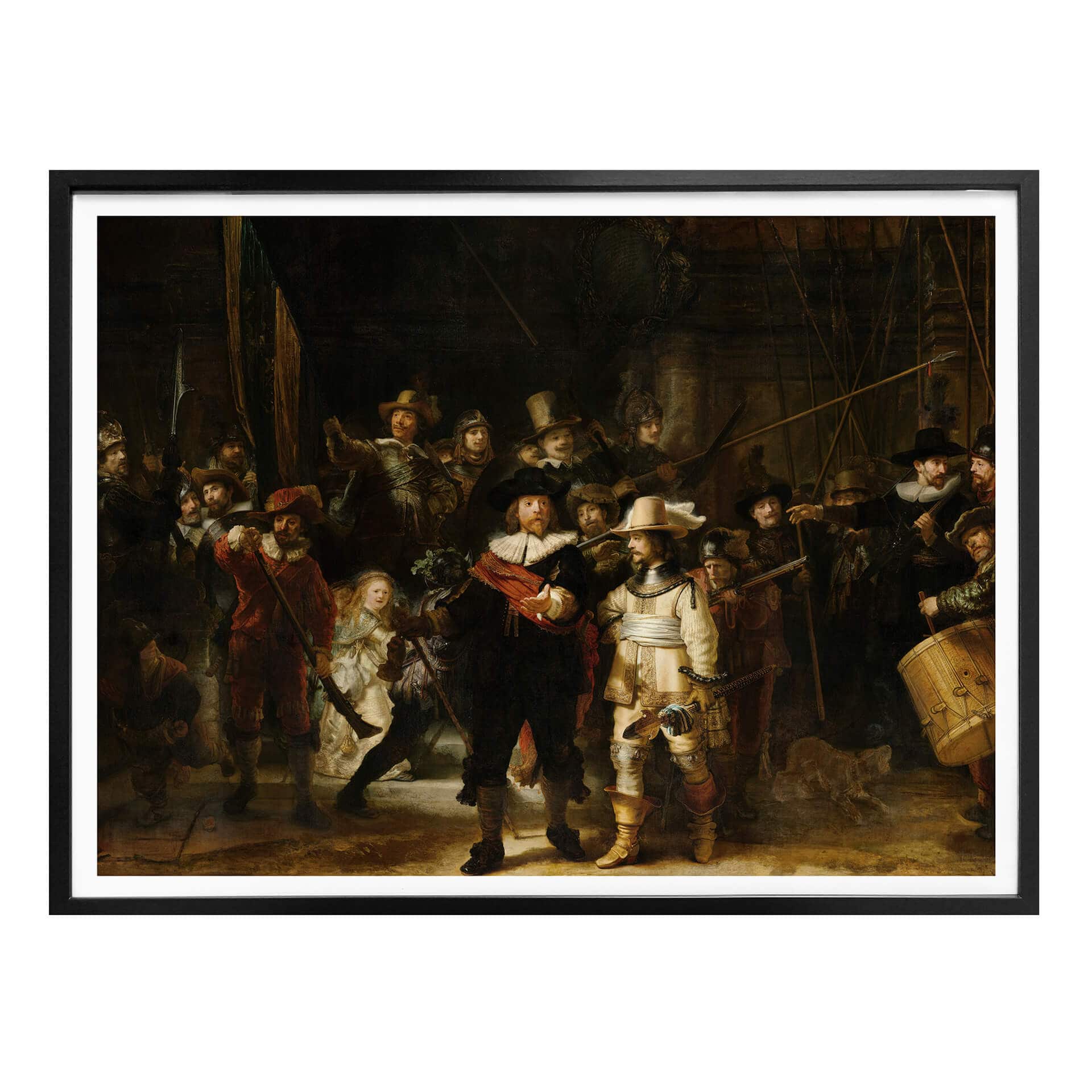 Plakat Rembrandt - Straż nocna