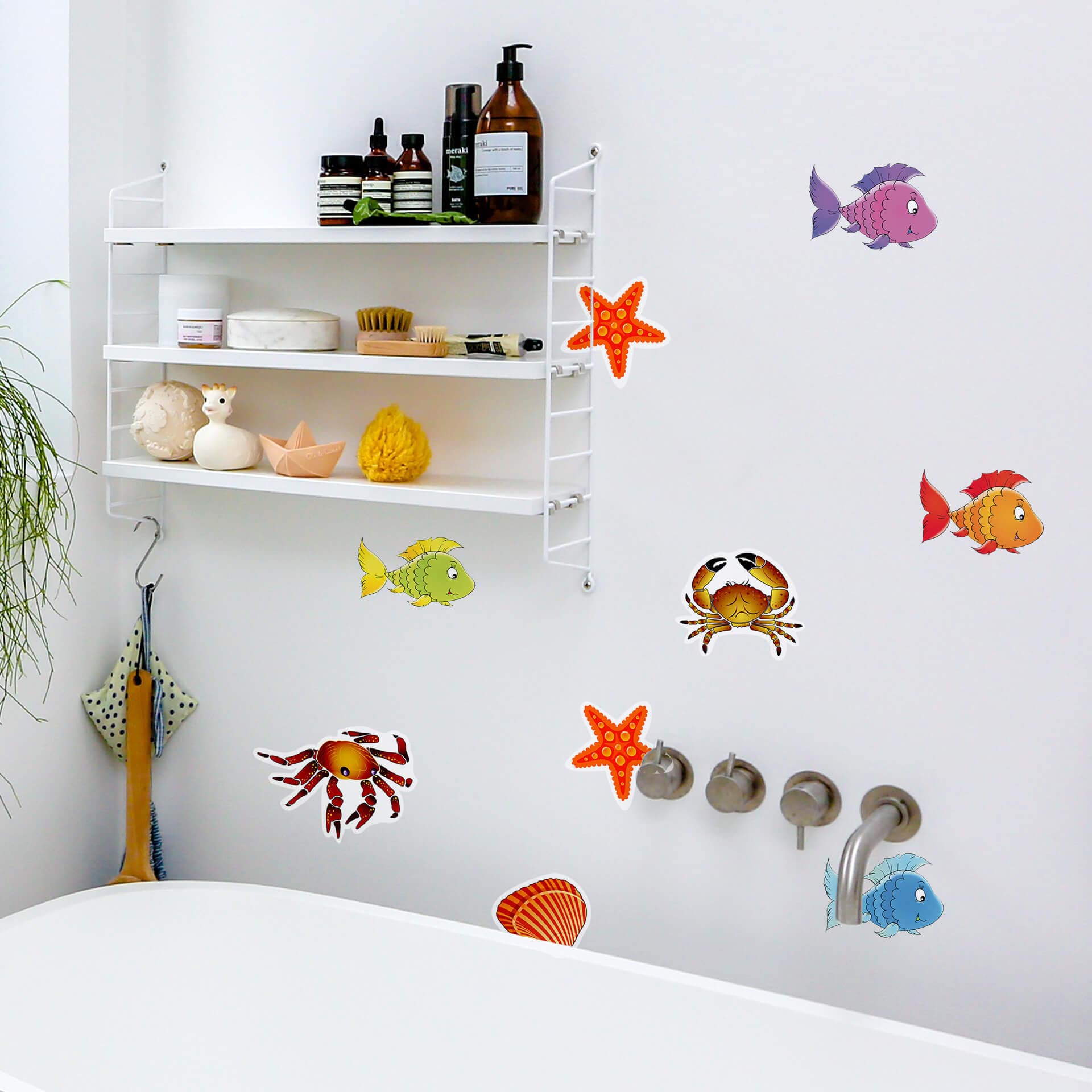 Muurstickers Badkamer Set 1