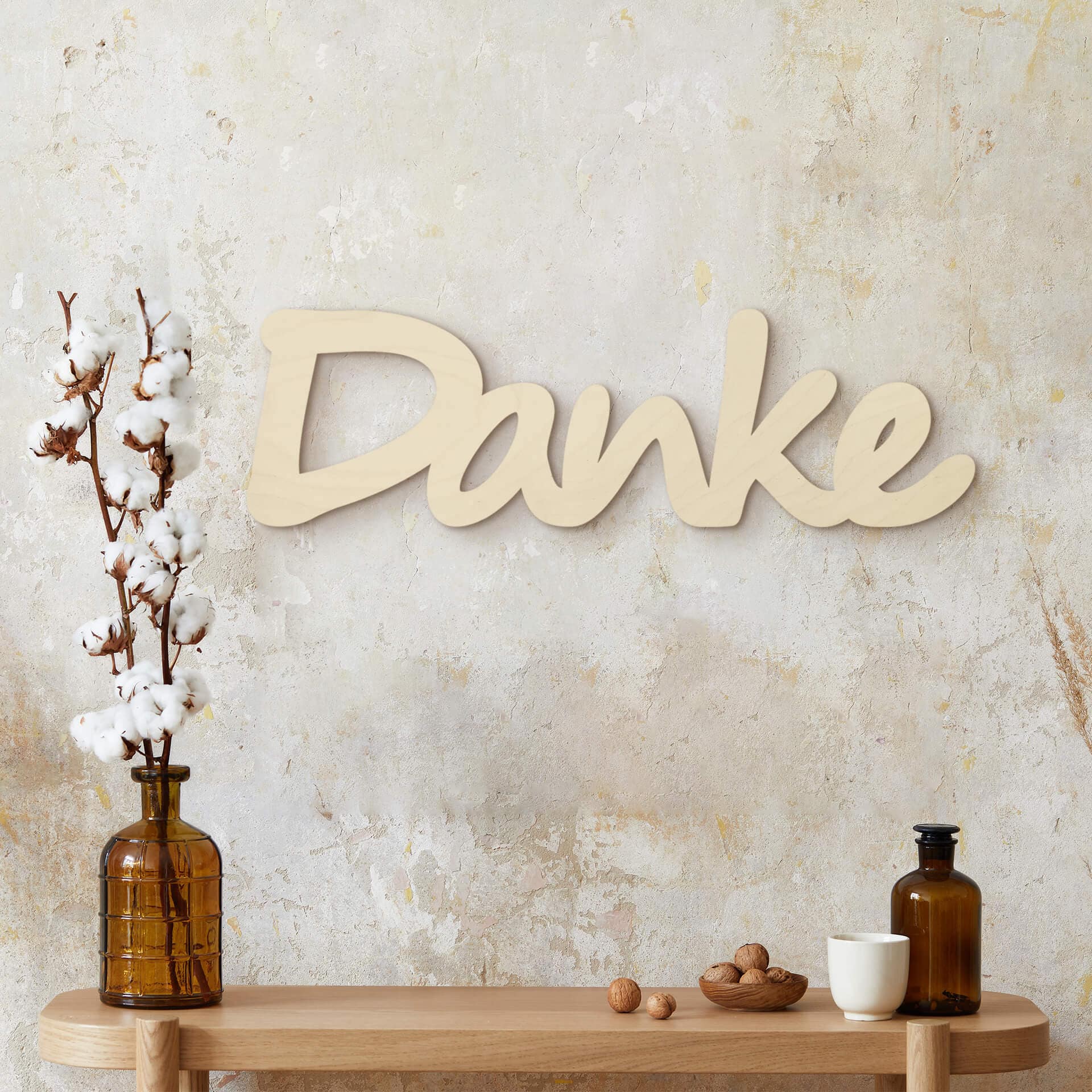 Træbogstaver - Danke