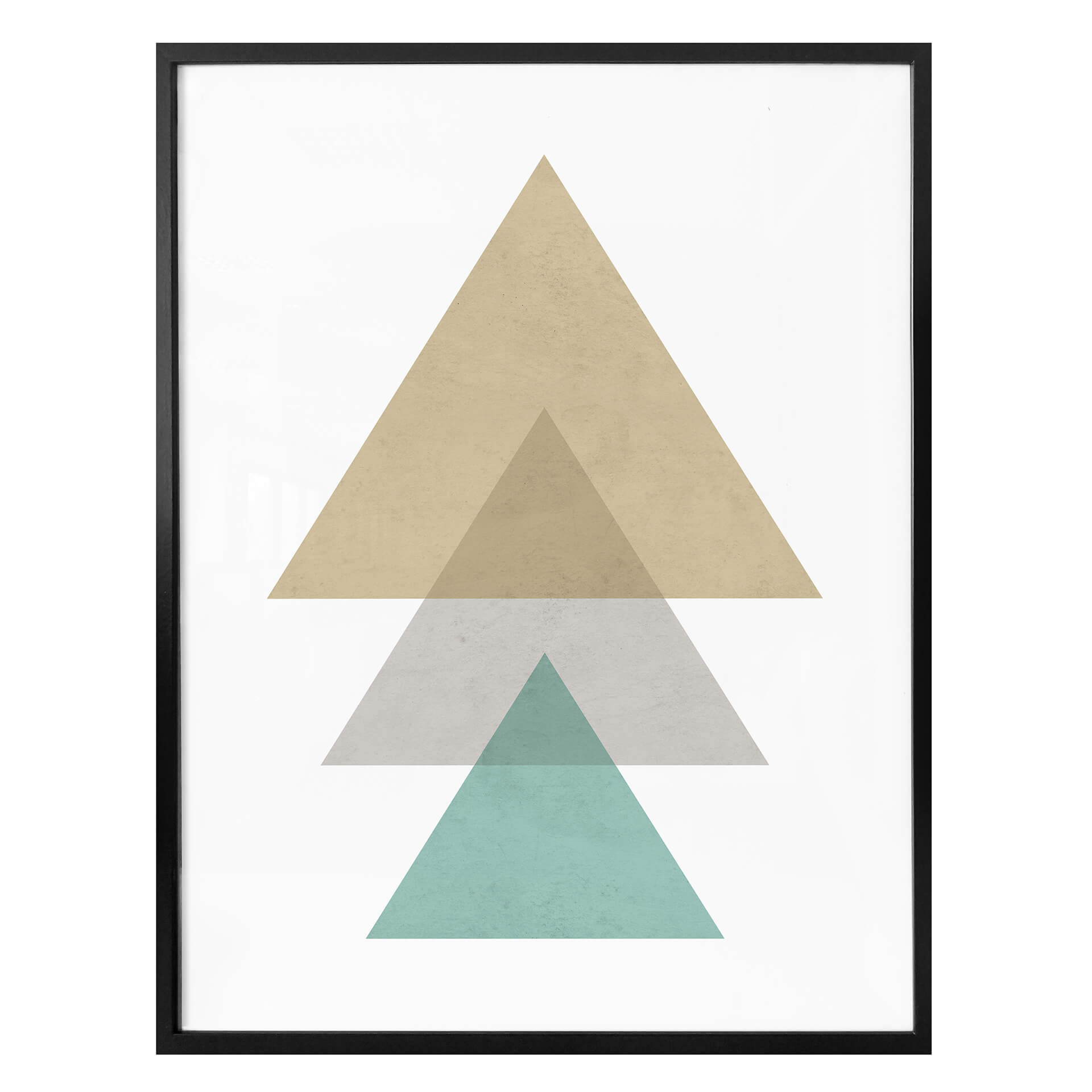Poster Nouveauprints - Triangles aqua