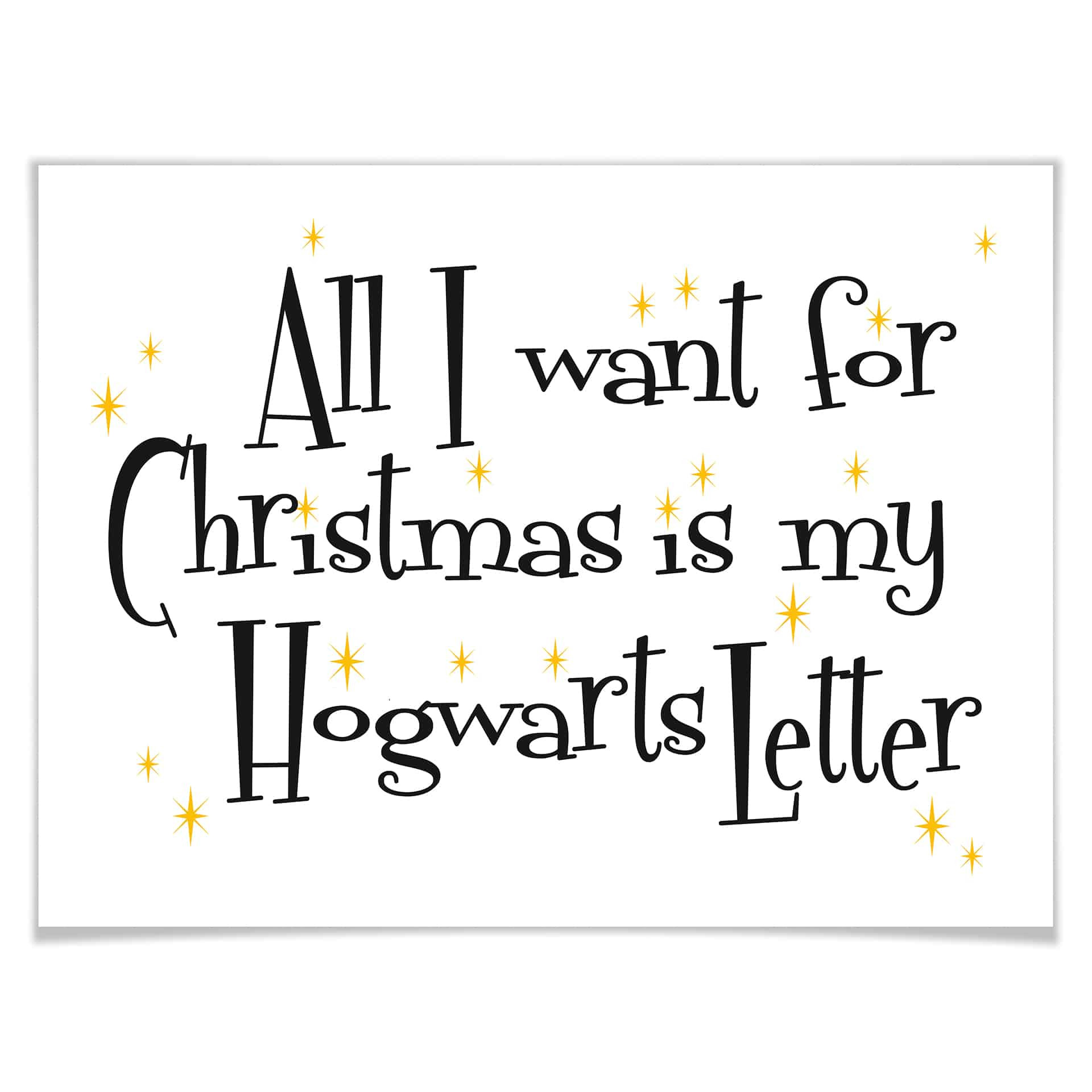 Plakat List z Hogwartu
