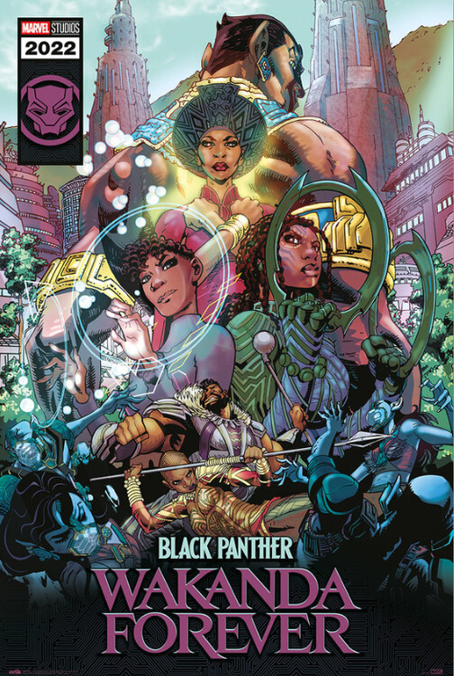 Poster, Filmposter Black Panther: Wakanda Forever 61x91,5 cm