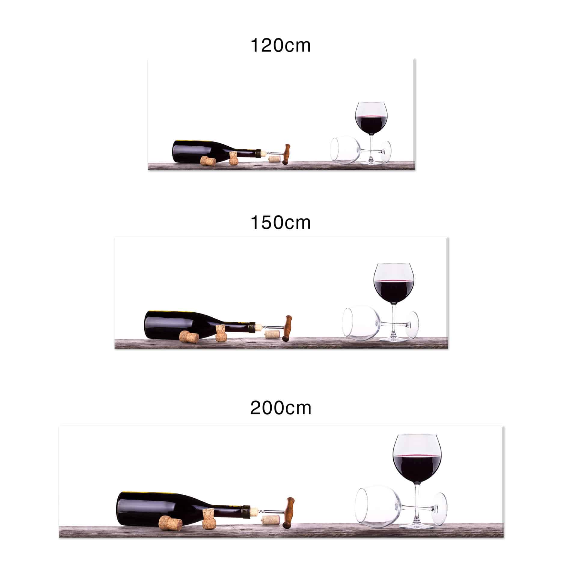 Küchenrückwand - Open a wine bottle