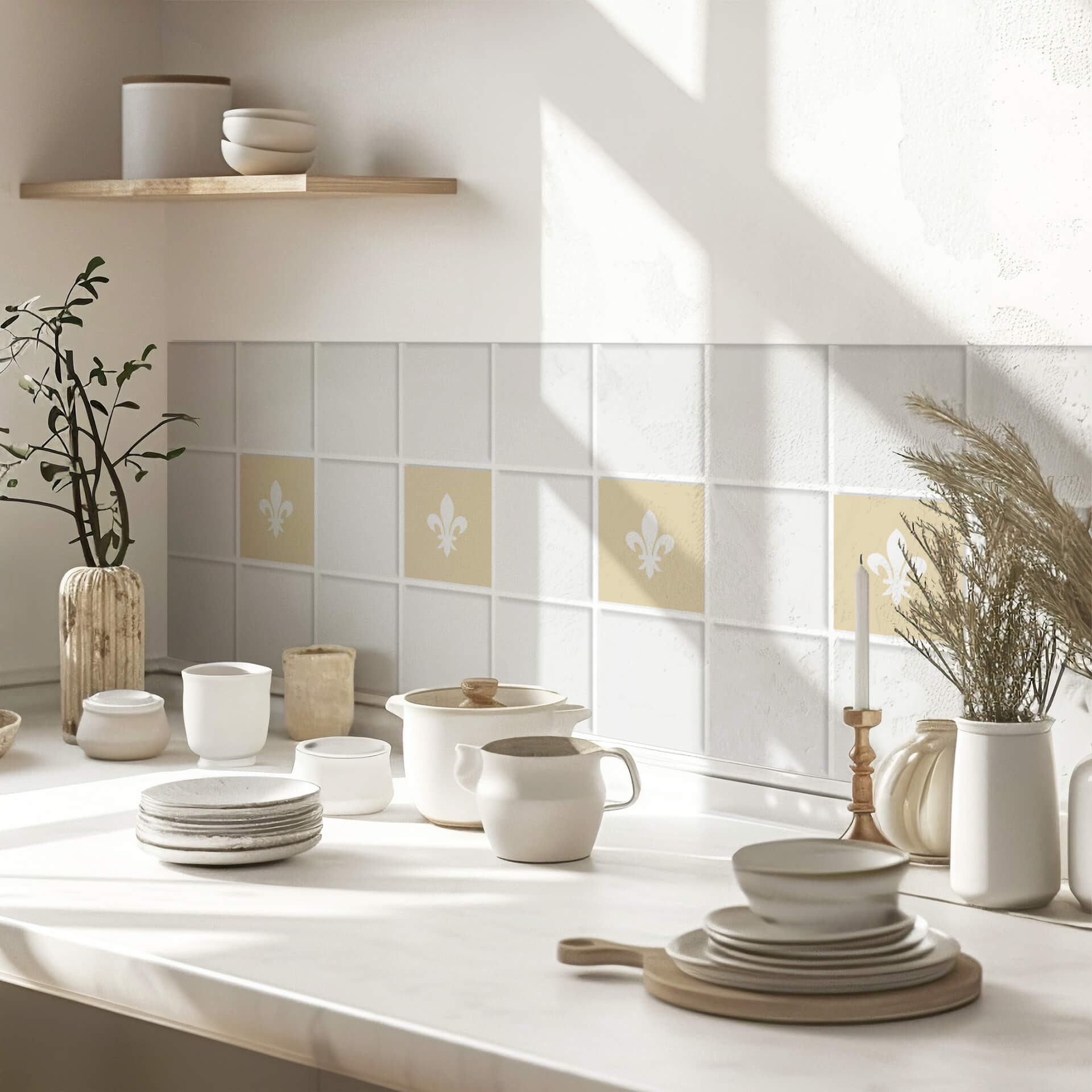 Wallsticker Klinke deko: Lilje