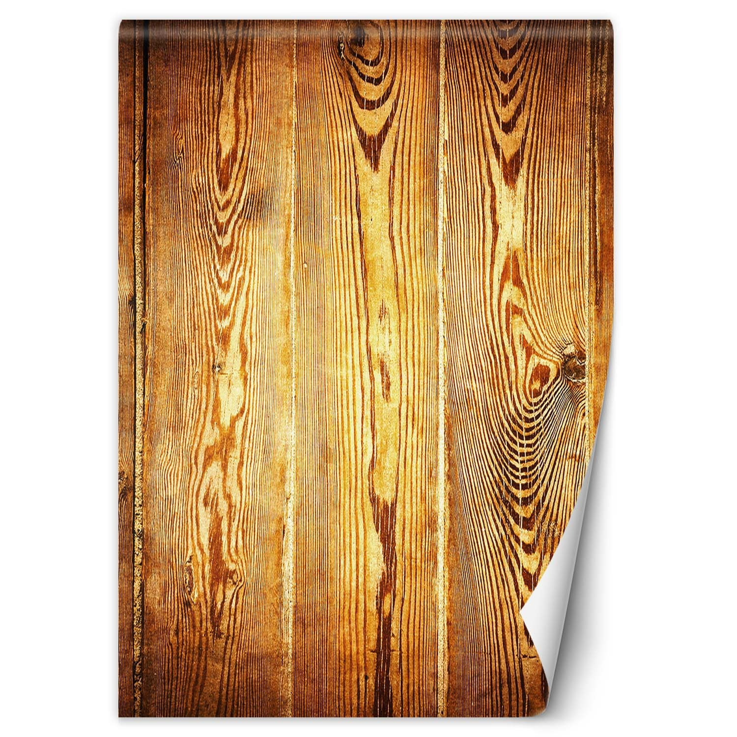 Fototapete, Goldene Bretter Holz