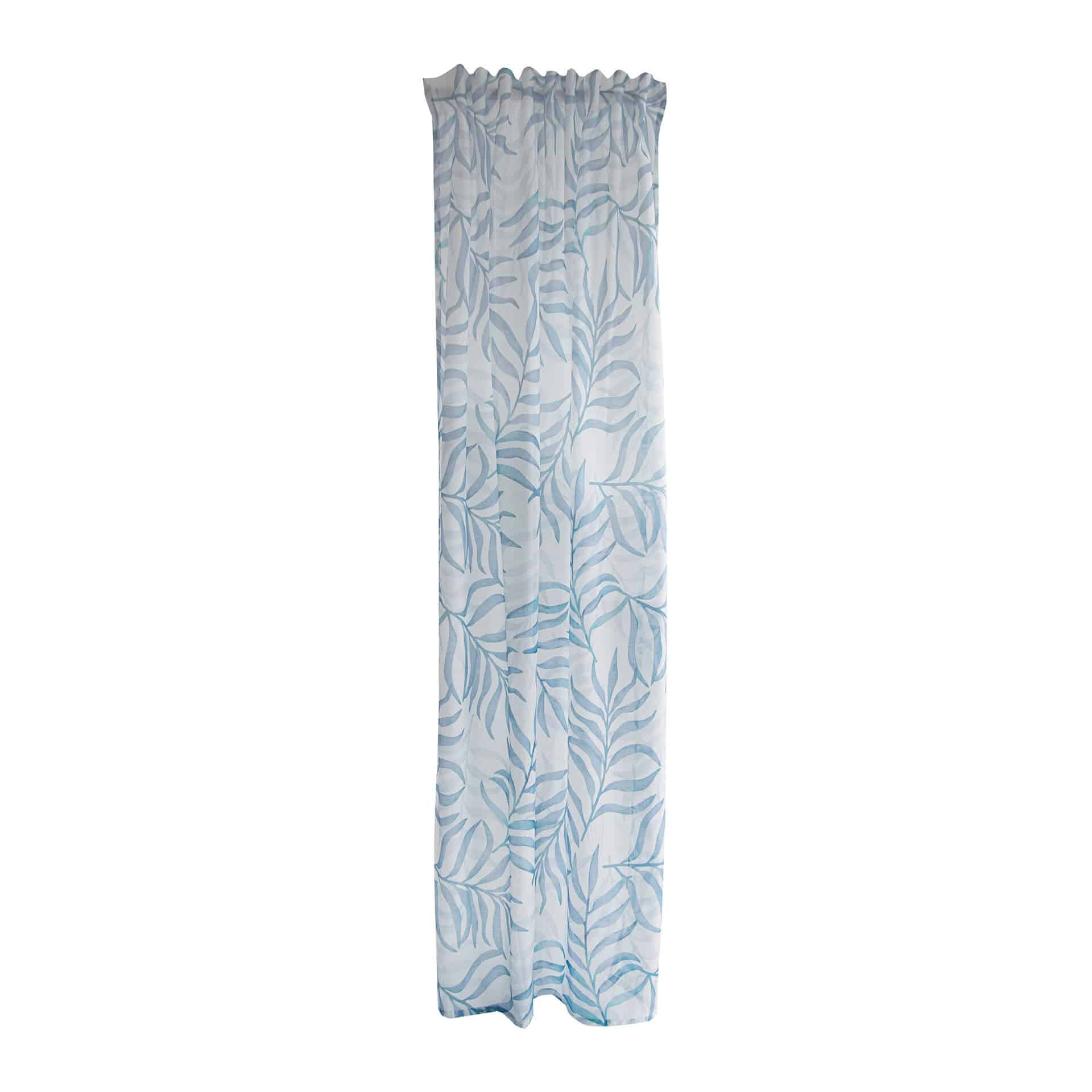 Homing Vorhang mit verdeckten Schlaufen Soma blau -  2.45 x 1.4 m
