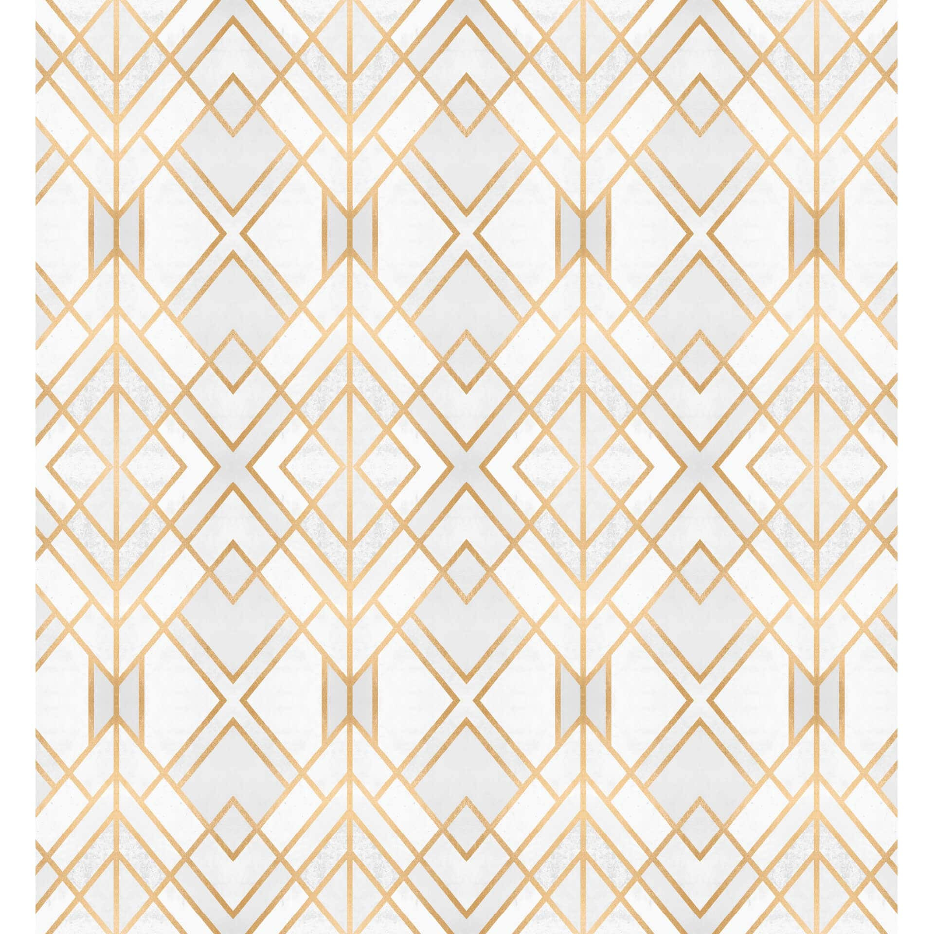 Fotobehang Fredriksson - Golden Geometry