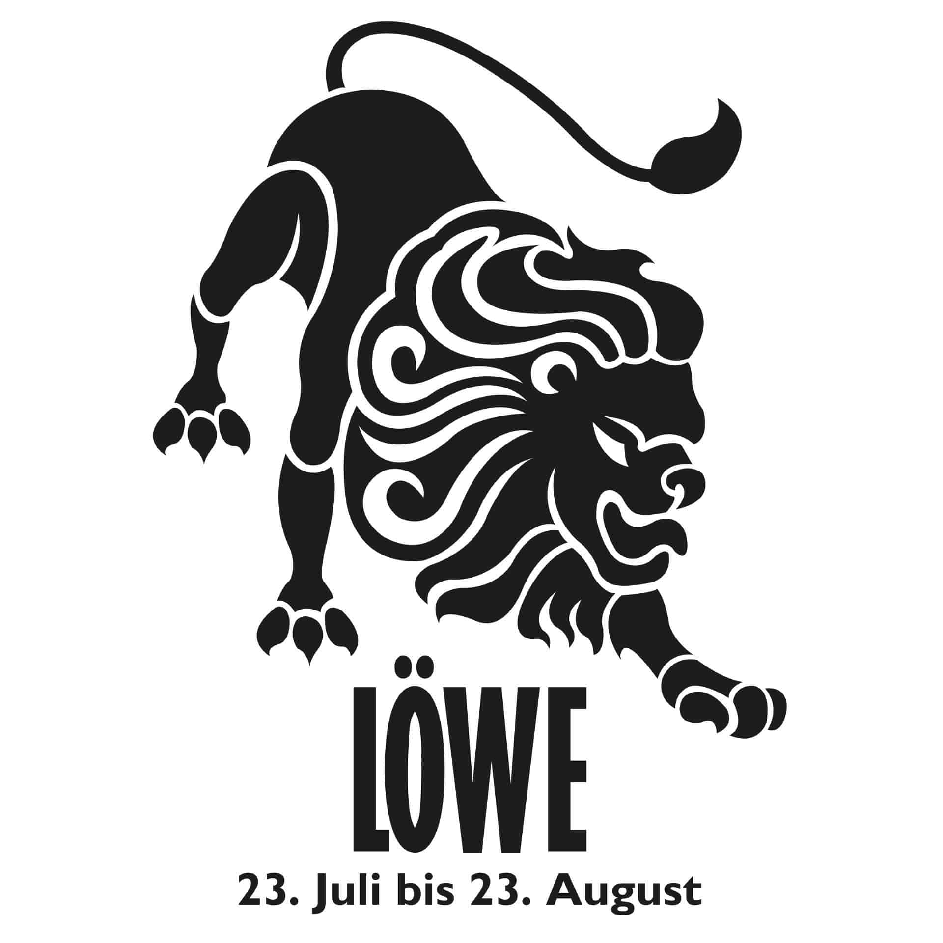 Wandtattoo Sternzeichen - Löwe
