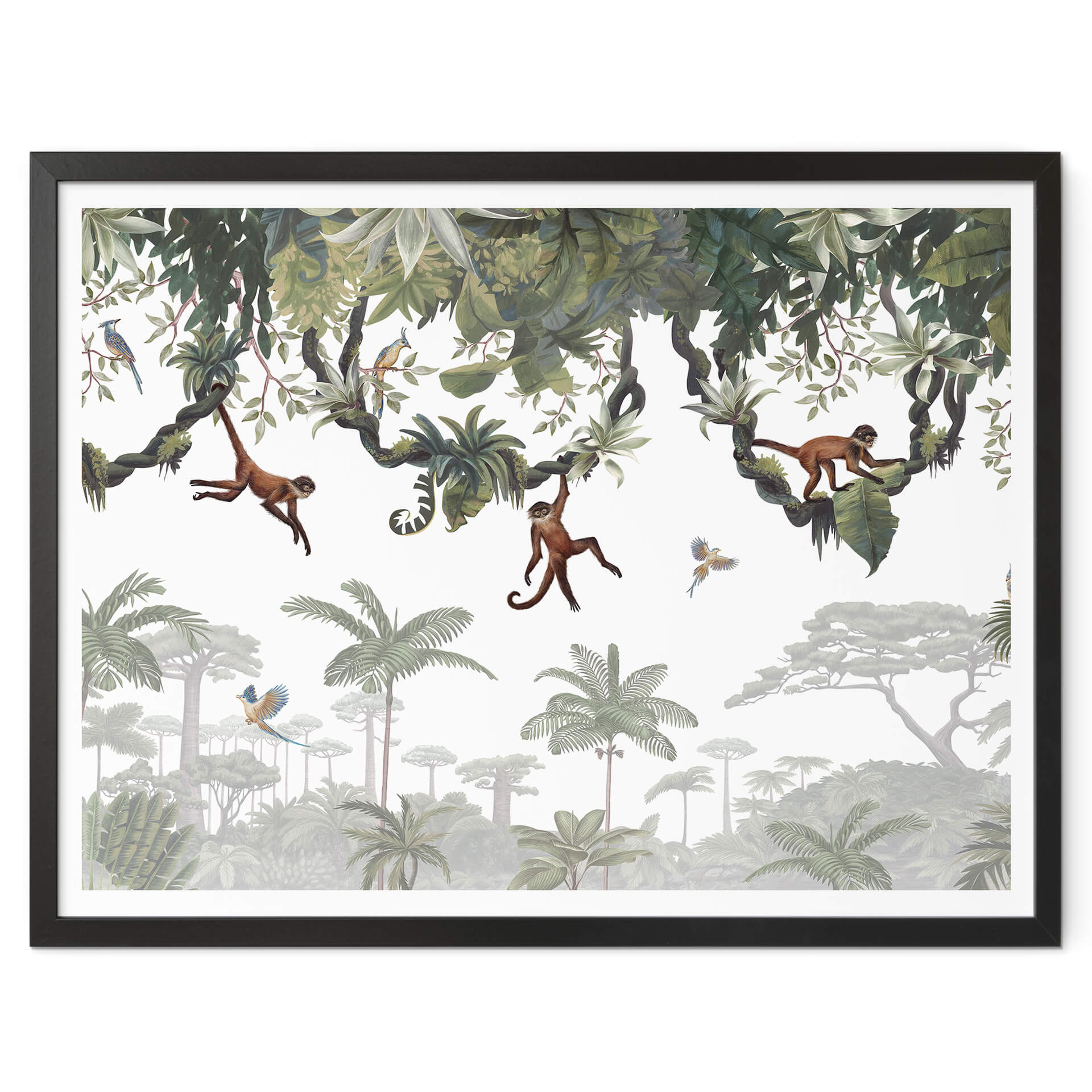 Plakat dla dzieci Kikki Belle - Cheeky monkeys