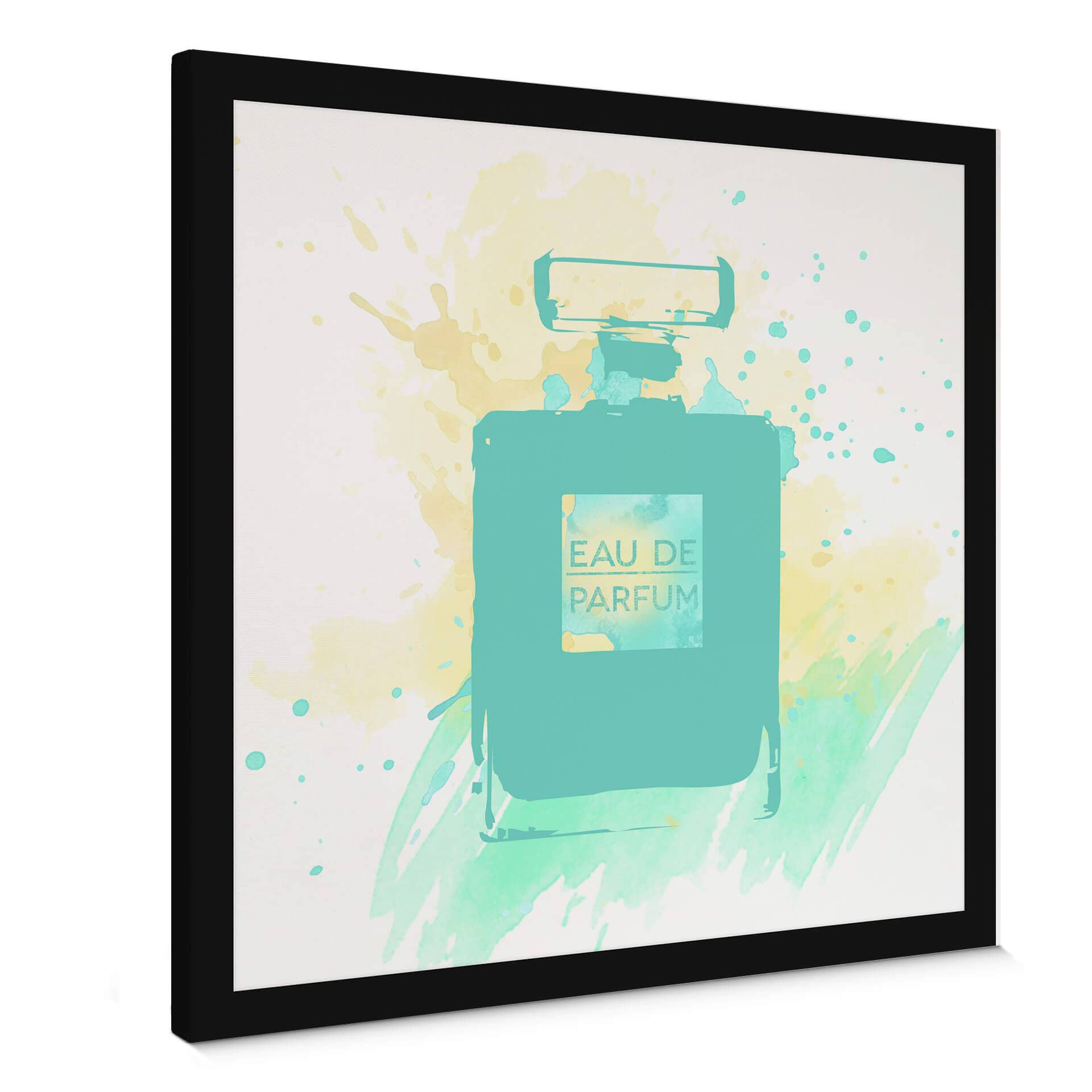 Canvas picture Eau de Parfum Watercolour - Mint