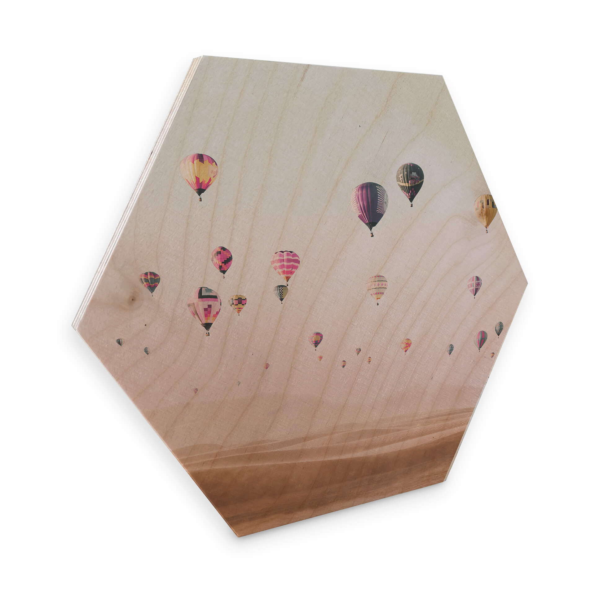 Esagoni in legno Sisi & Seb - Mongolfiere
