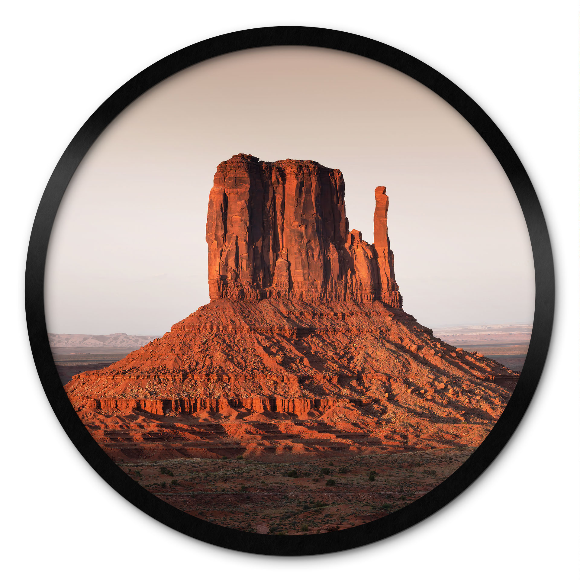 Poster Formation rocheuse dans Monument Valley - Hugonnard - Rond