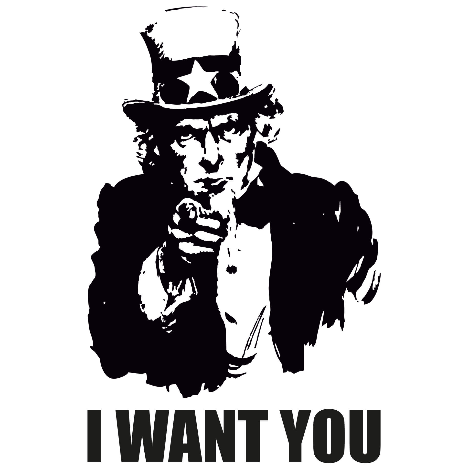 Wallsticker -  Uncle Sam