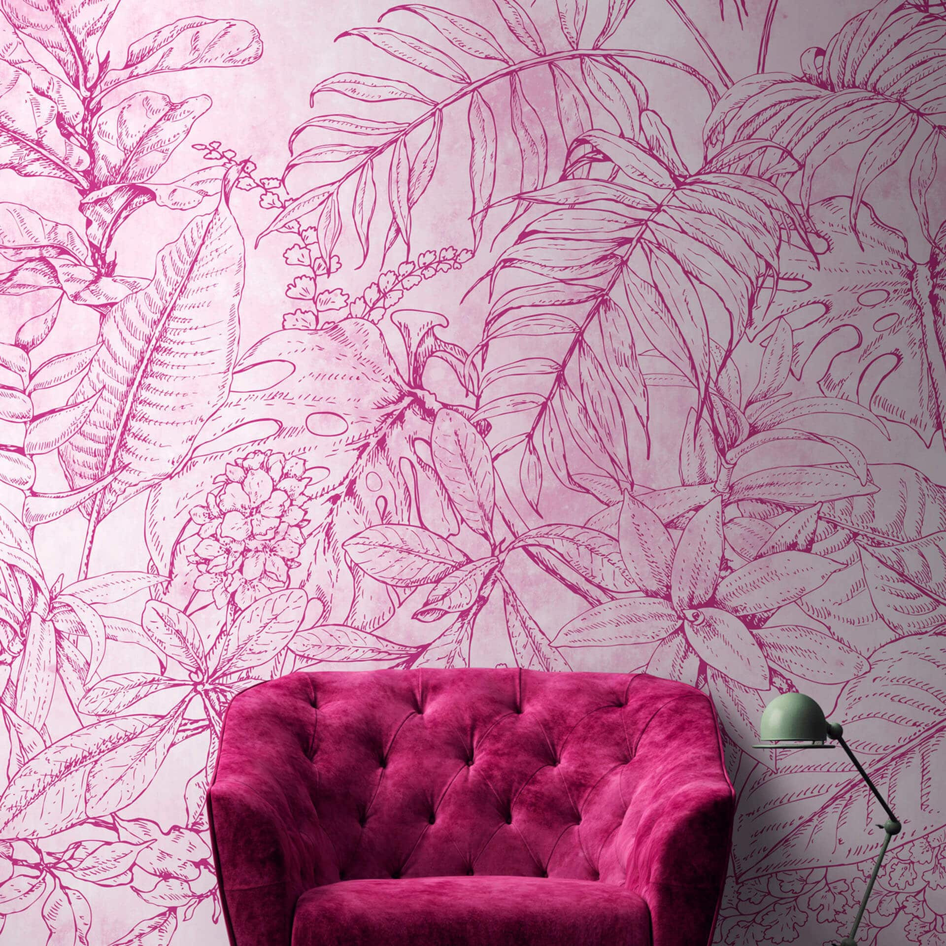 Livingwalls Fotobehang Walls by Patel fern garden 2