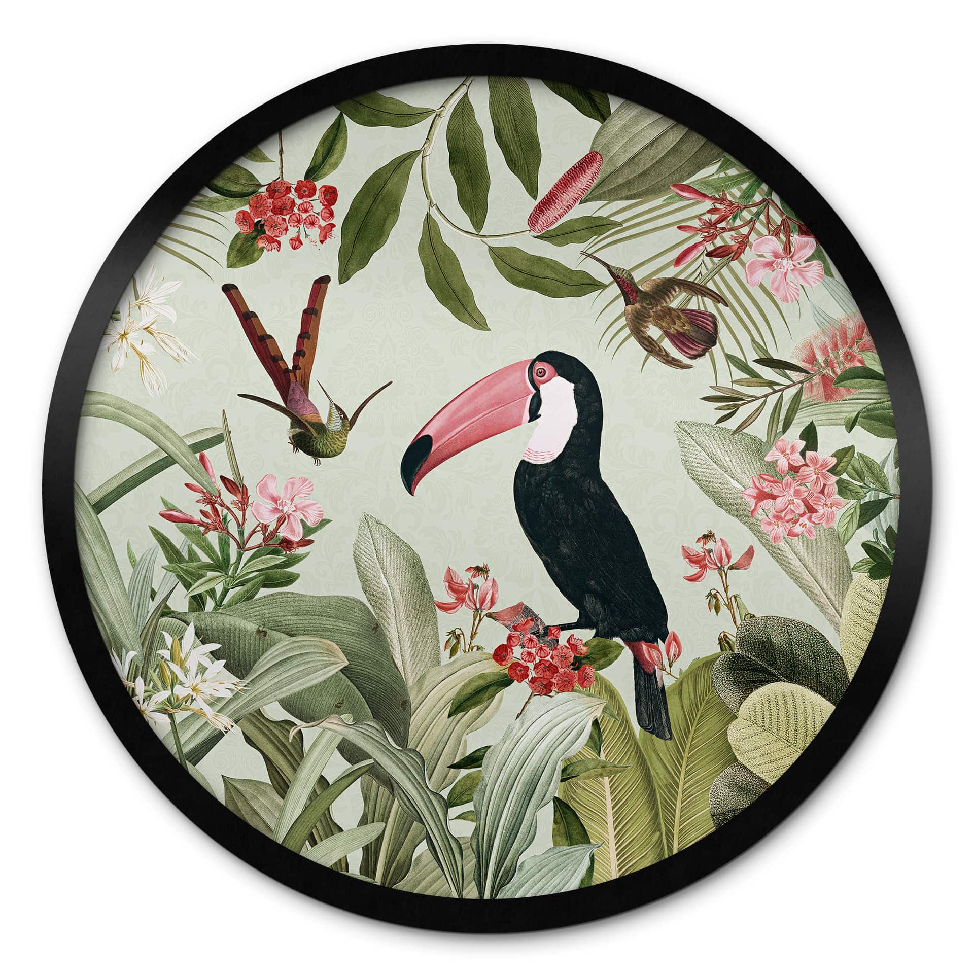 Poster Toucan dans une jungle paradisiaque - UN Designs
