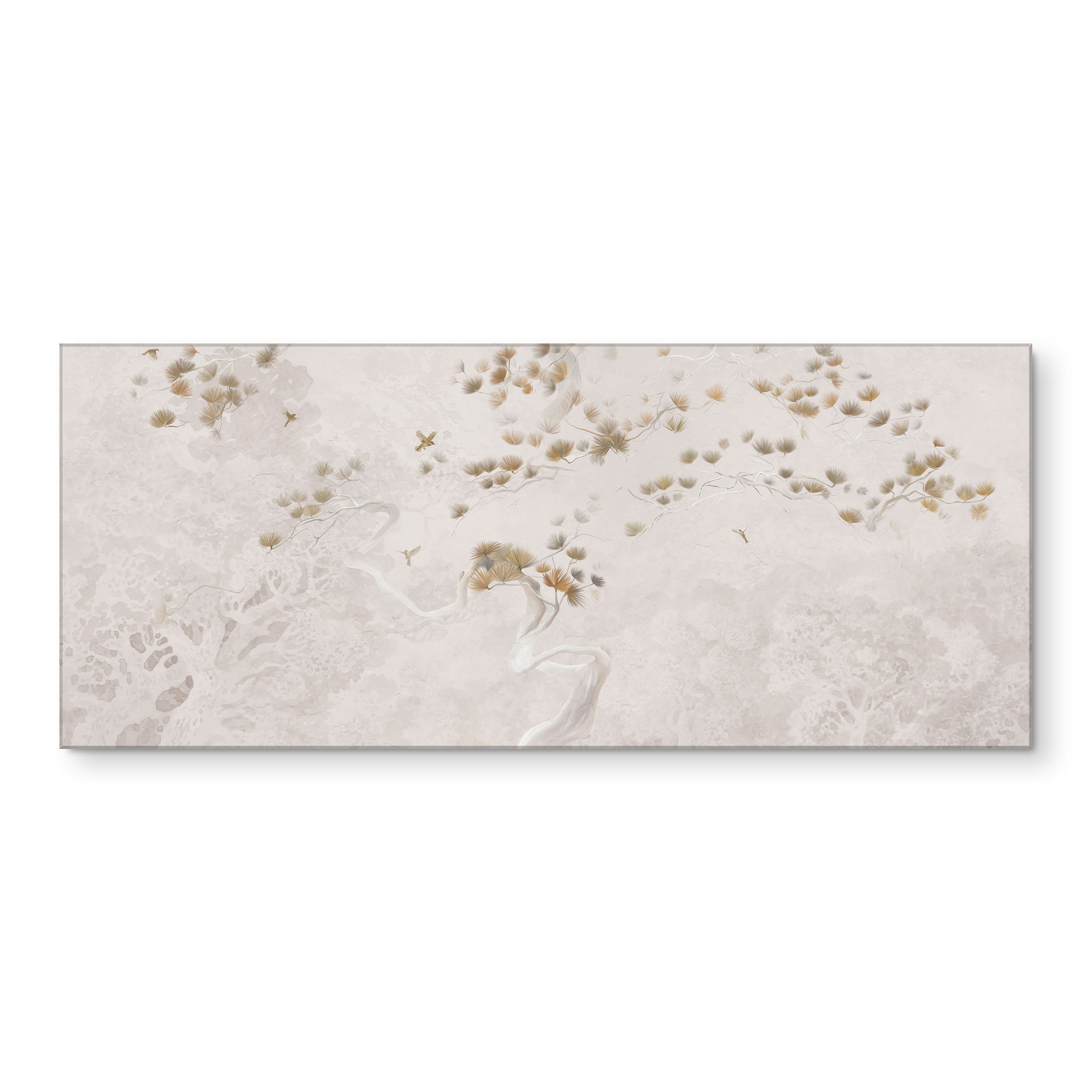 Keukenachterwand Elegant grenen in Aziatische stijl - Ms Tiff