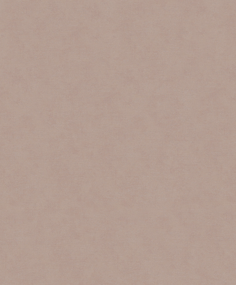Non-woven tapet med moderne ensfarvet look og tekstur i brun ensfarvet