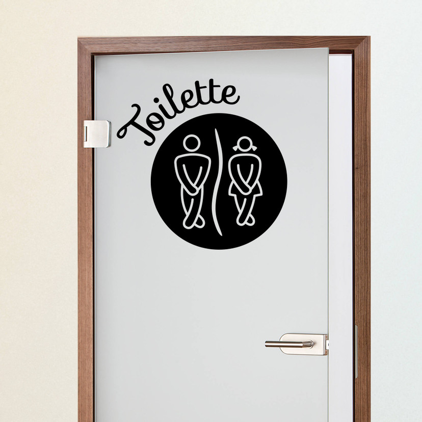 Wandtattoo Toilette 2