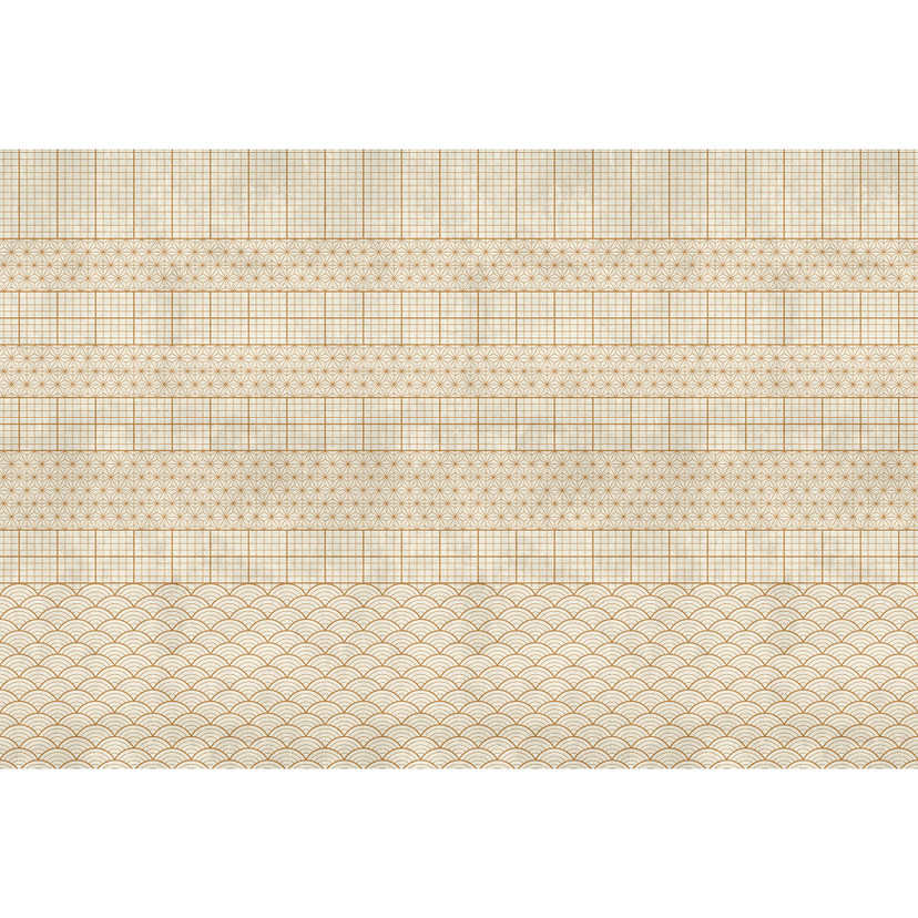 Fotomural Paredes de Patel 3 Volière 4 beige, naranja