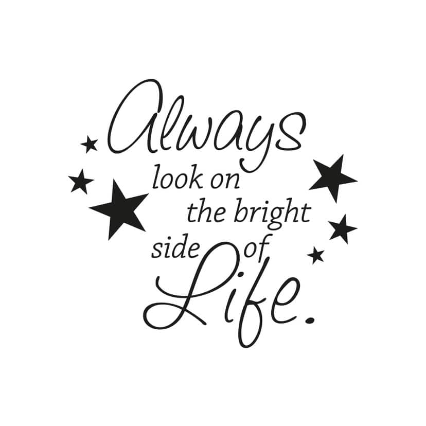 Wallsticker -  Always look on...