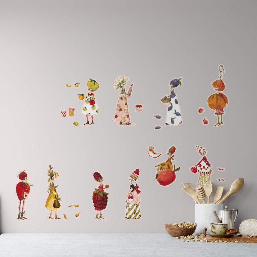 Muursticker set Leffler – Jamvrouwtjes