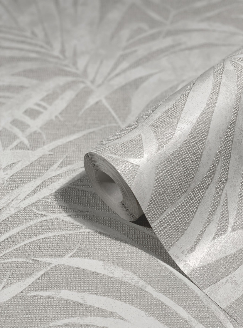 blomstertapet non-woven Novamur Yvi grå