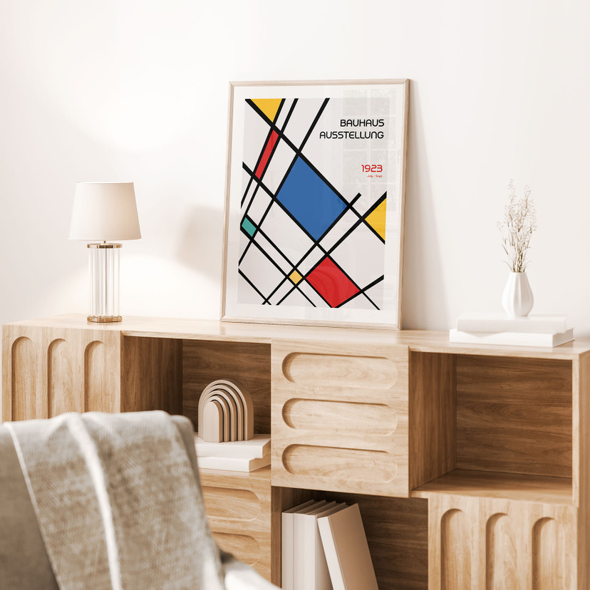 Poster Rétro Bauhaus Exposition 1923 - Retrodrome