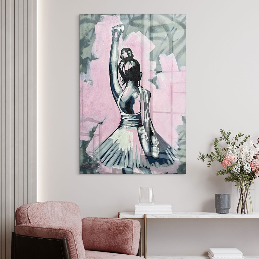 Stampa su acrilico Ballerina Forte Stile Street Art - Habib