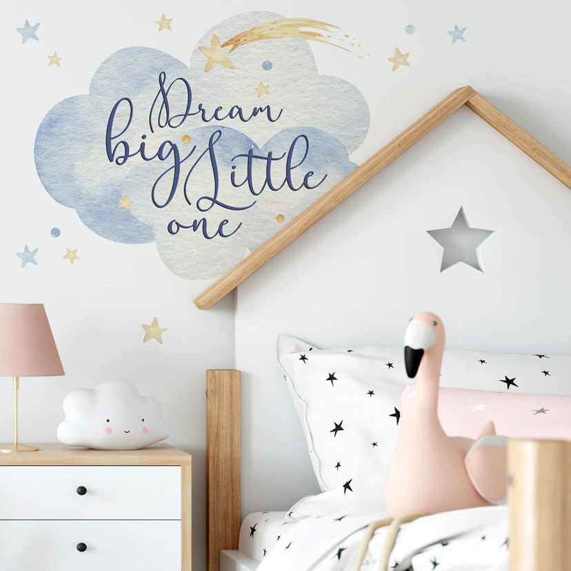 Sticker mural Kvilis - Dream big little one