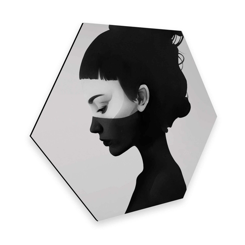 Hexagon Dibond Ireland - I am not here