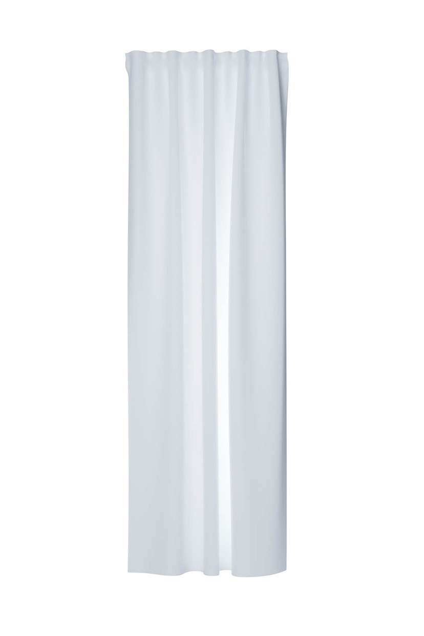 Homing Vorhang mit verdeckten Schlaufen Galdin weiß -  2,45x1,40 m