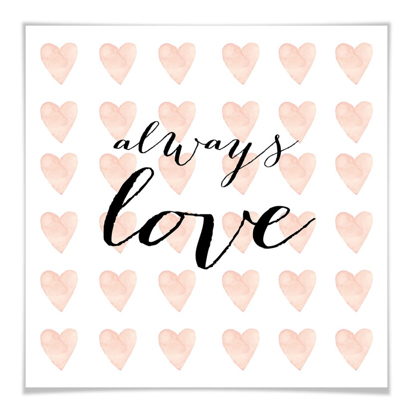Plakat Confetti & Cream - Always Love