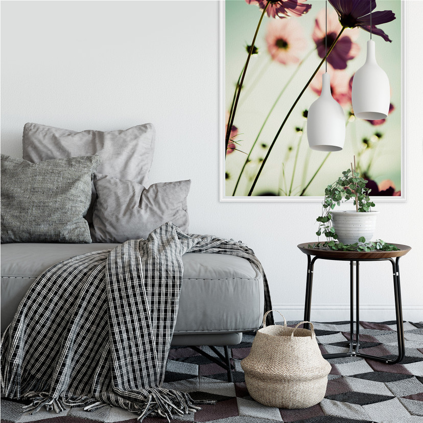 Zelfklevende Poster  Rosa Kosmeen