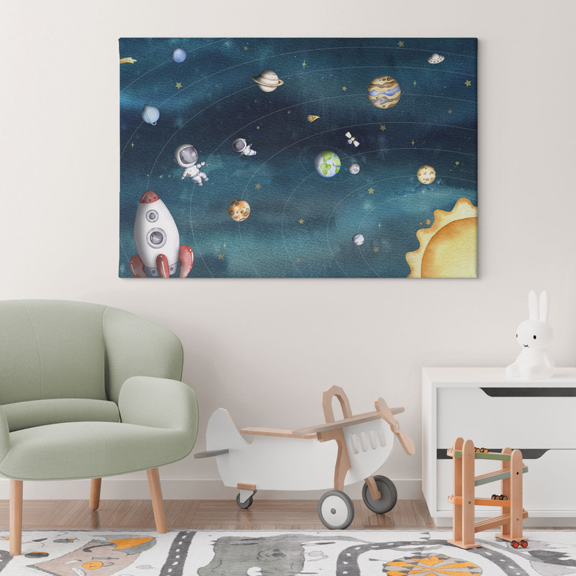 Obraz na płótnie Kosmiczna przygoda z astronautami - Oliver Robins