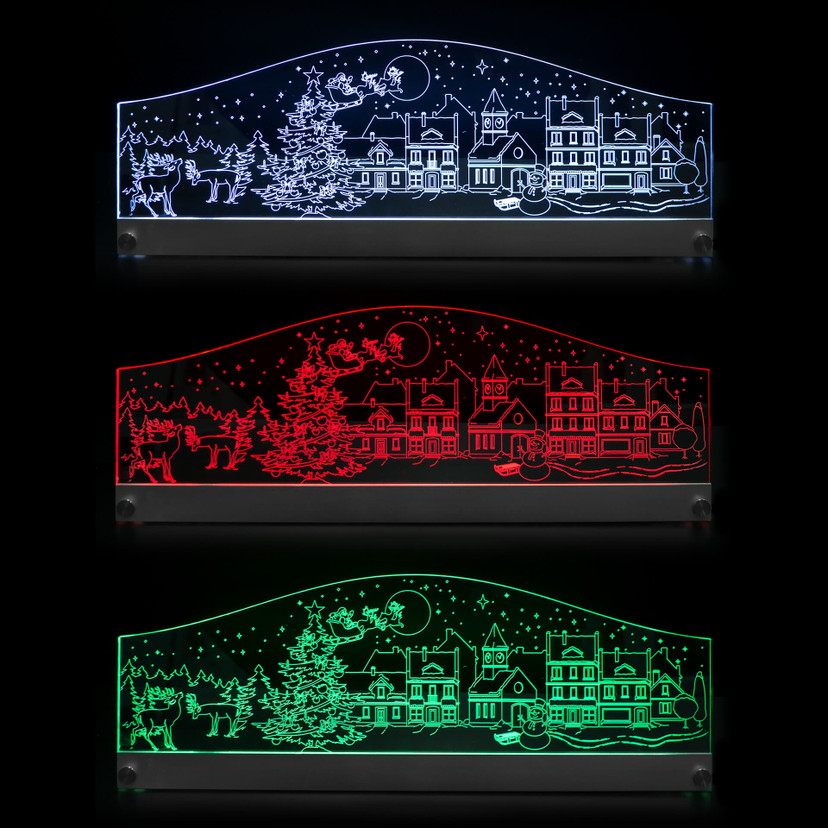 LED Skyline Weihnachten