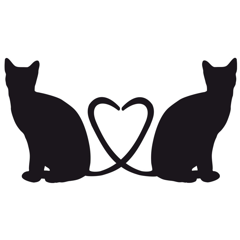 Wallsticker Missekatte