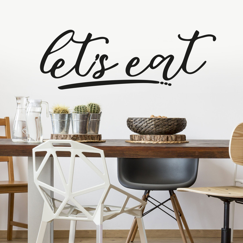 Wallsticker - let's eat