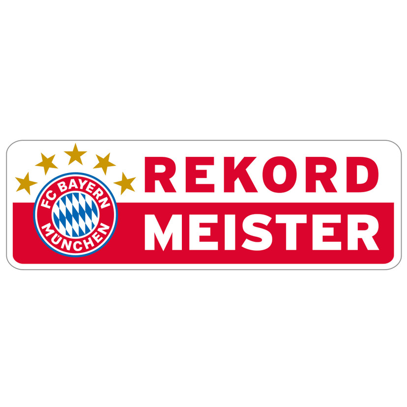 Muursticker Bayern München - Rekordmeister Bayern München