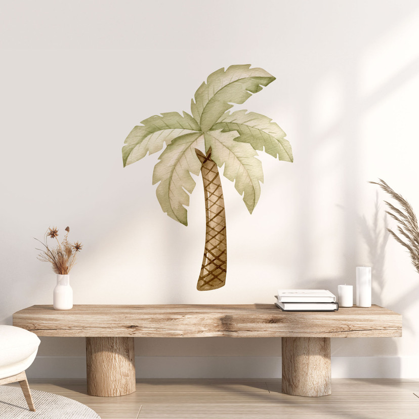 Eksotisk Wallsticker med palmetræer