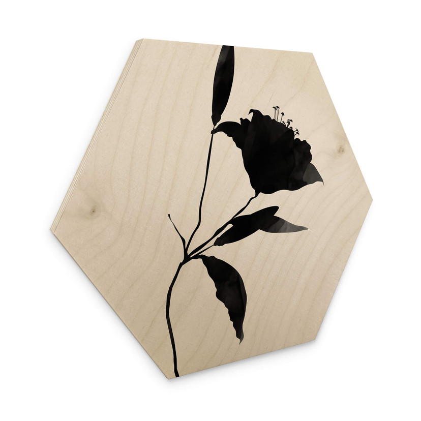 Hexagon Hout Kubistika - Nero