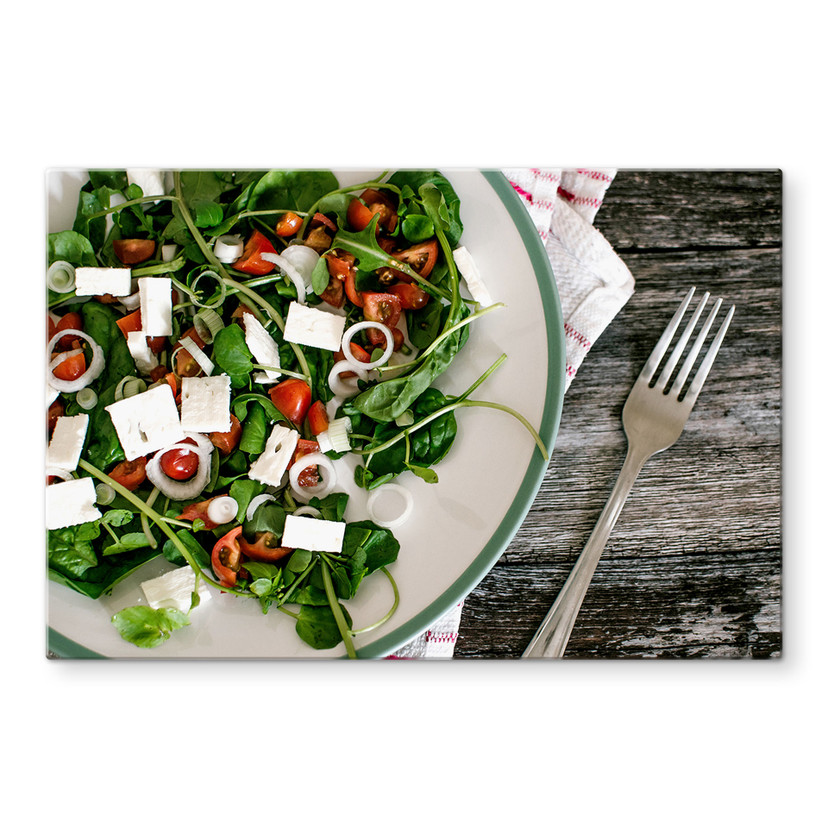 Stænkplade - Sommersalat med feta