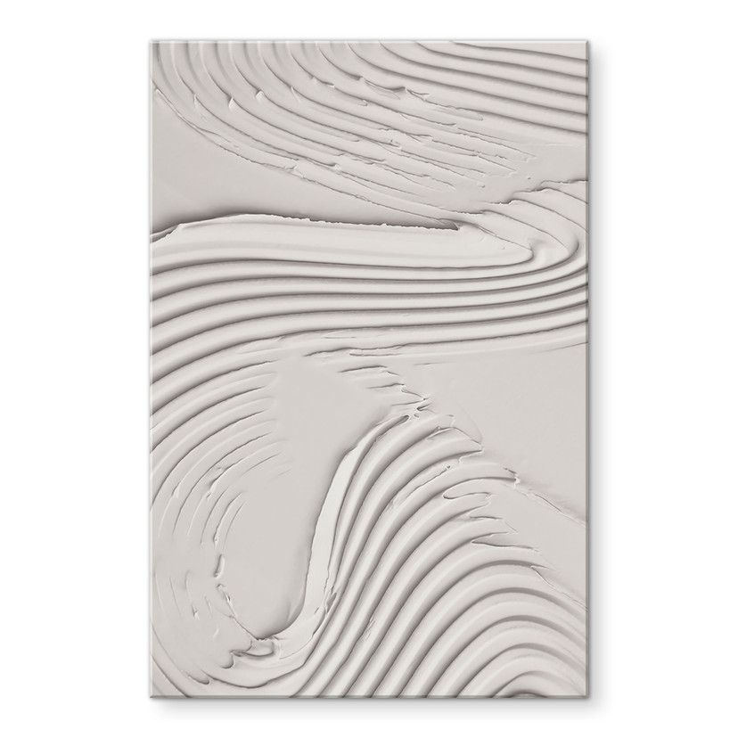 Tableau en verre acrylique beige - Pictufy Studio