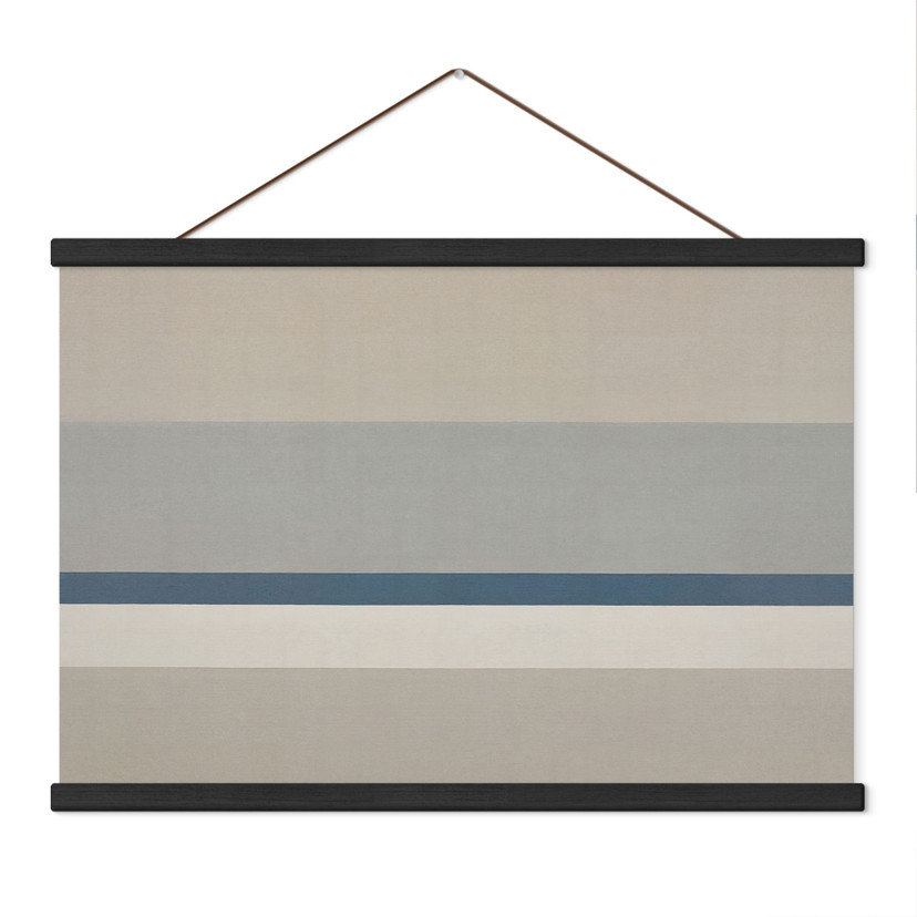 Stoffen wanddecoratie Agnes Balance - Horizontale strepen - Sir Edward x Grigory Gladarev