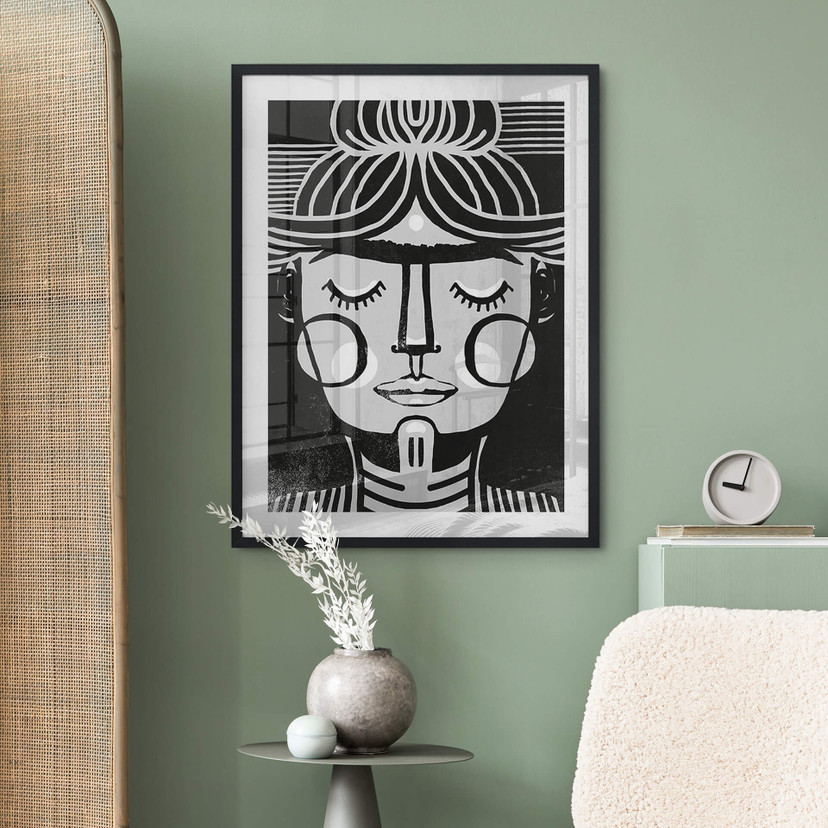 Plakat Śniąca Frida Ilustracja - Treechild