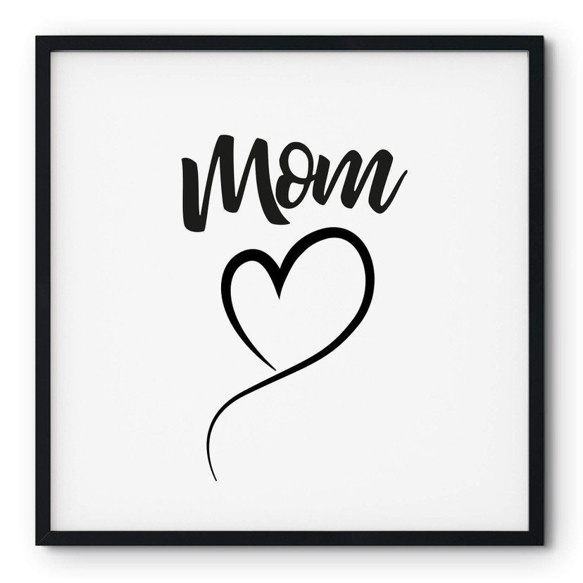 Plakat Mama Serce - Kwadrat